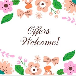 Would love to receive your reasonable offer.